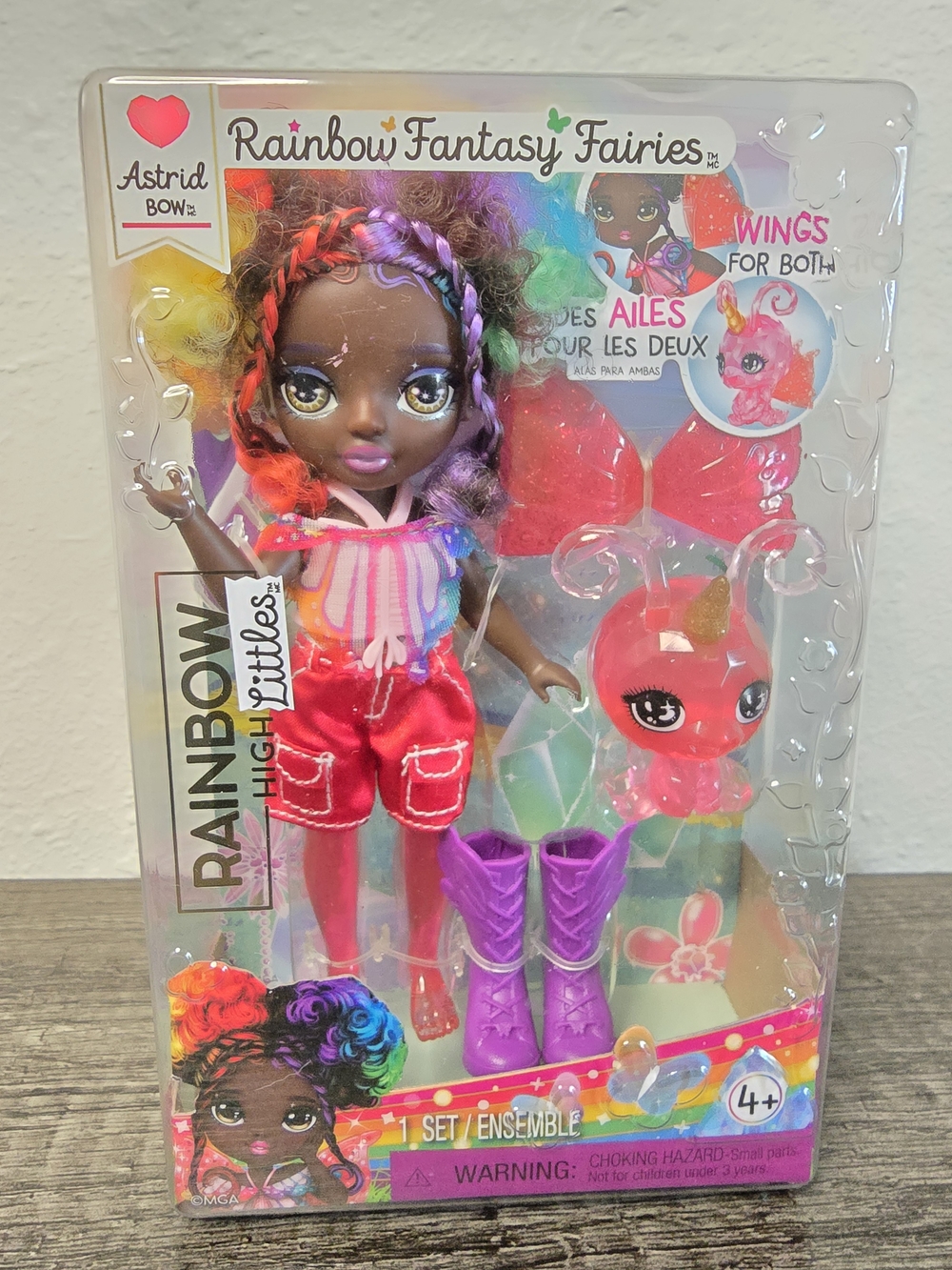 Rainbow High Littles Astrid Bow Rainbow Fantasy Fairies Doll - Multicolor